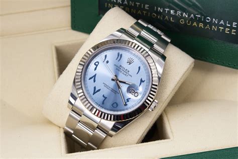 rolex datejust ice blue|rolex datejust 41.